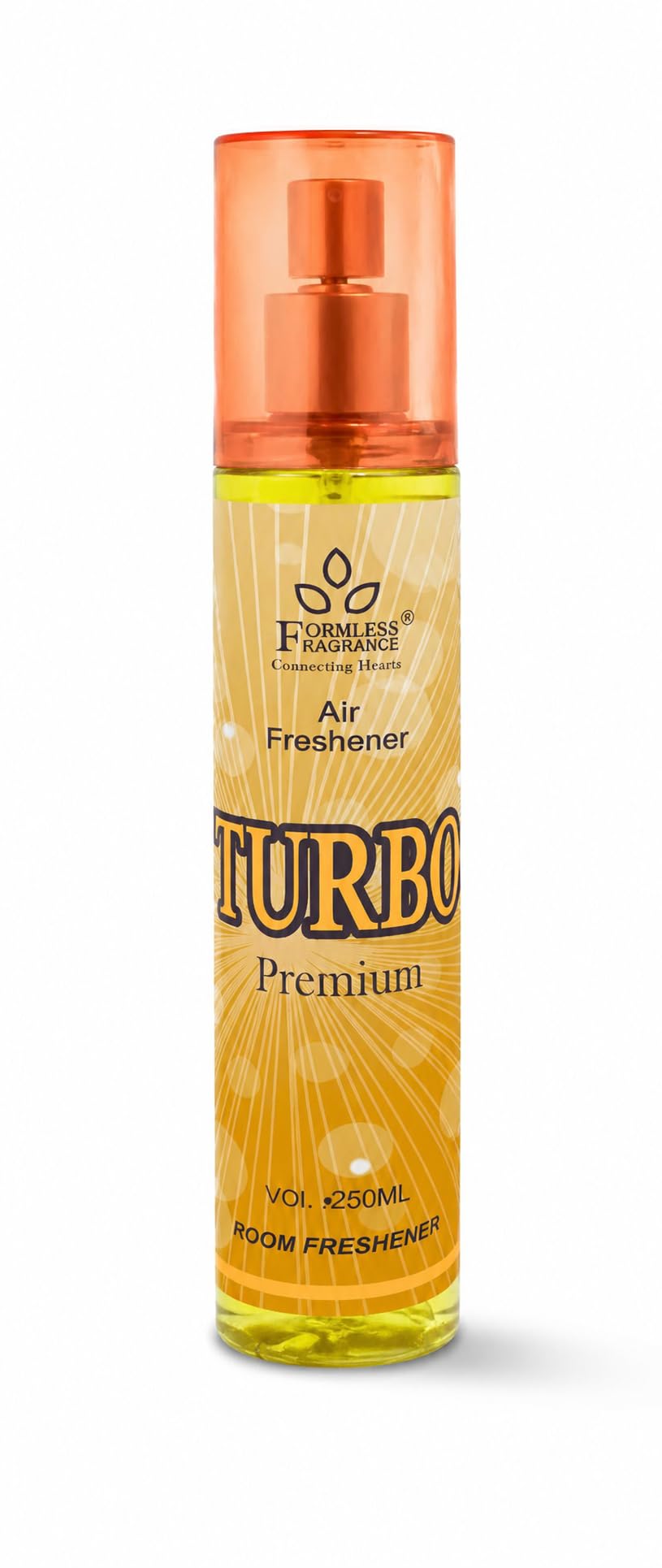 formless turbo room freshener 250ml – powerful long lasting fragrance spray, air freshener for home, office & car, strong odour eliminator, instant refreshing spray for daily use