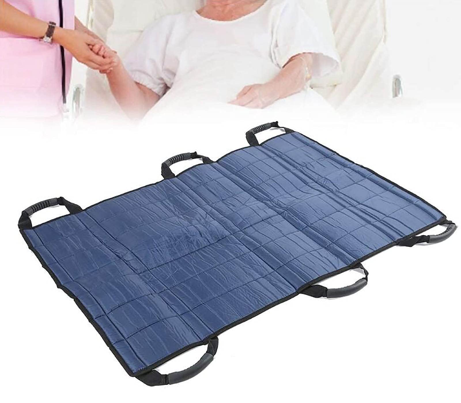 Eslinga para elevación de Pacientes, sábana con 6 Asas para Girar/transferir/reposicionar al Paciente