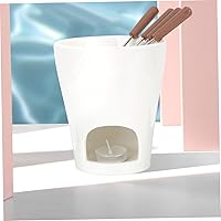 Vista 3 de 1 Unidades de Chocolate Maker Fondue de Mariscos Calentador de Chocolate Fundidor de Chocolate Calentador de Chocolate Olla Mantequilla Fondue Olla