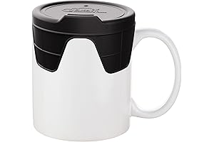 Jokari Stretchy, Silicone Travel Cup or Mug Covers 2 Pack. Spill-Proof and...