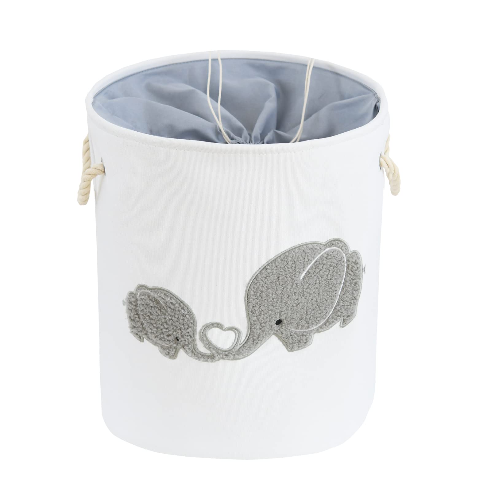 Cesto Portabiancheria Rotondo In Tela Impermeabile - 50x40 Cm - Con Manici - Multiuso Per Camera Bambini, Giocattoli, Biancheria - Design Veicoli