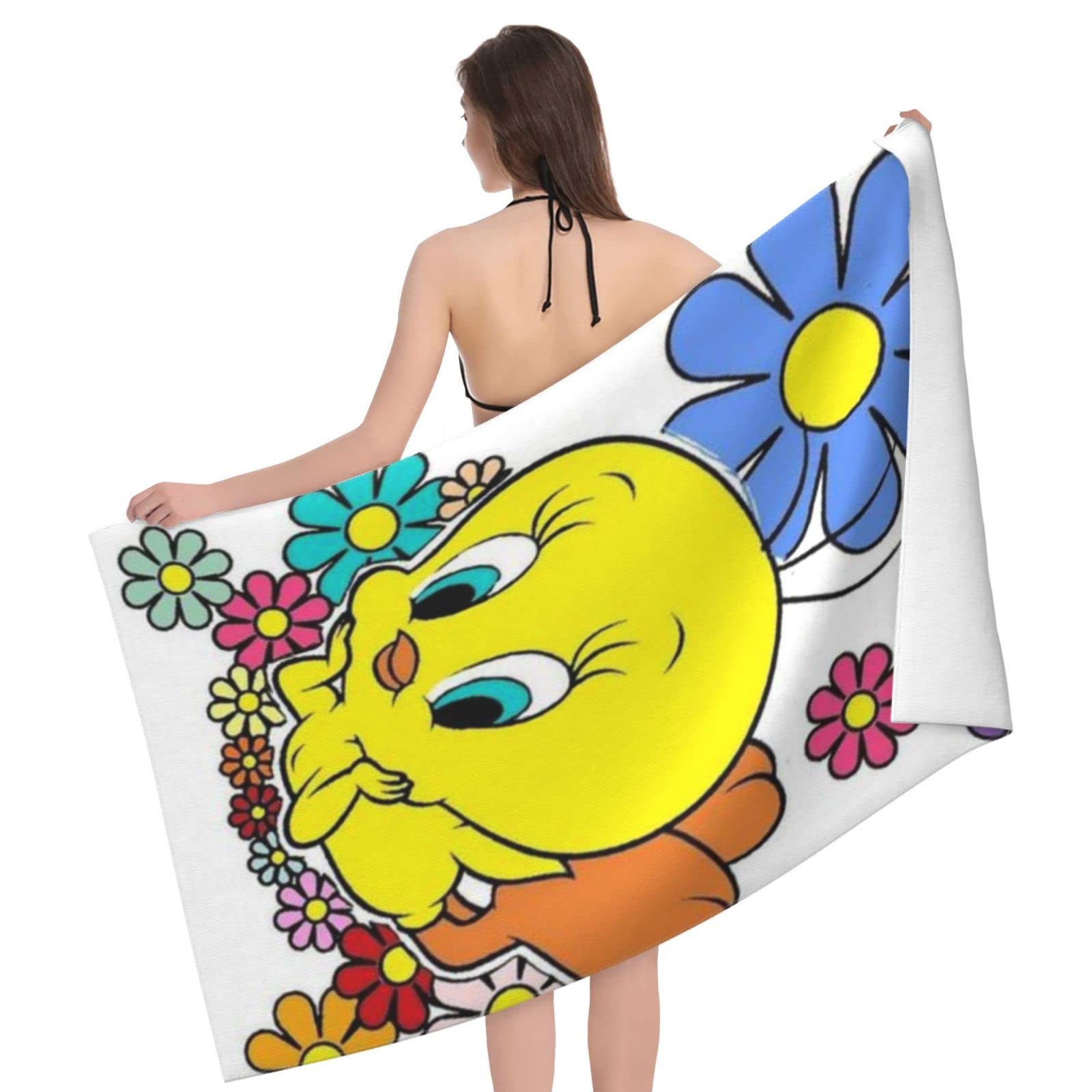 ☆希少☆ワーナーブラザーズスタジオストア Tweety Bird 大判バスタオル Amazon｜バスタオル トゥイーティー アニメ タオル フェイスタオル