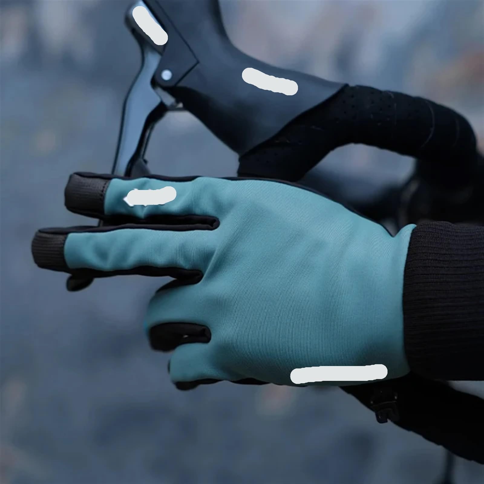Guanti da ciclismo uomo invernali antivento termici antiscivolo per Sci