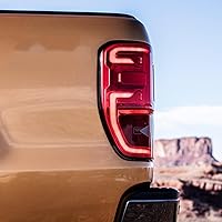 Vista 6 de Conjunto de lámpara trasera LED con punto ciego (módulo no incluido) compatible con Ford Ranger 2019-2023 lado izquierdo del conductor KB3Z-13405-G