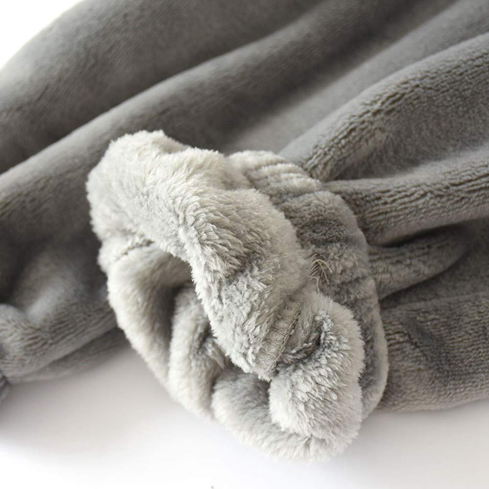 Flanellpyjama Für Herren,Modische Herren Winter Dicke Flanell Pyjama Set Langarm Pyjamas Große Haus Tragen Lässige Pyjamas 2 Stück Set Schwarz Elegante Party Einfachen Schlaf