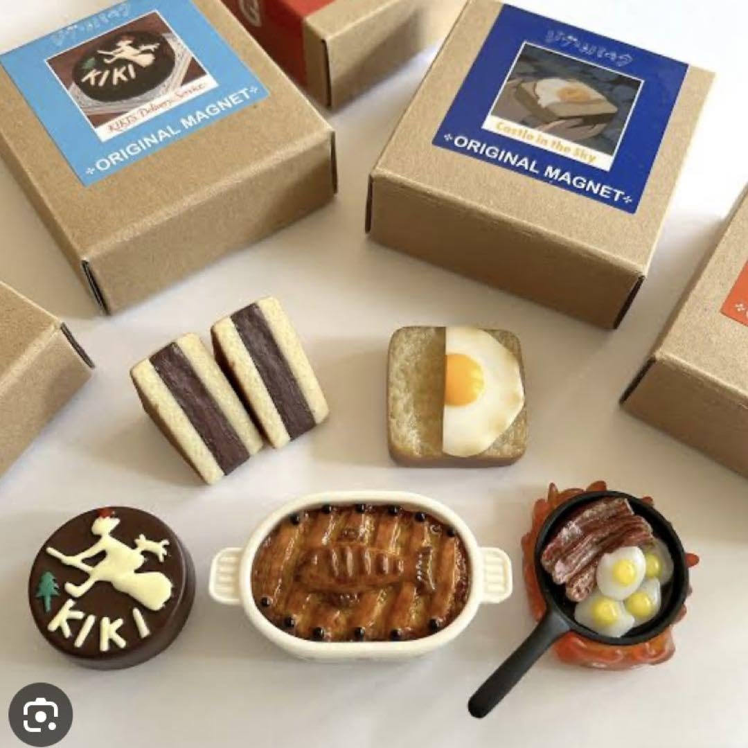 Amazon.co.jp: ジブリパーク限定 食べ物マグネット 4つセット : ホーム 