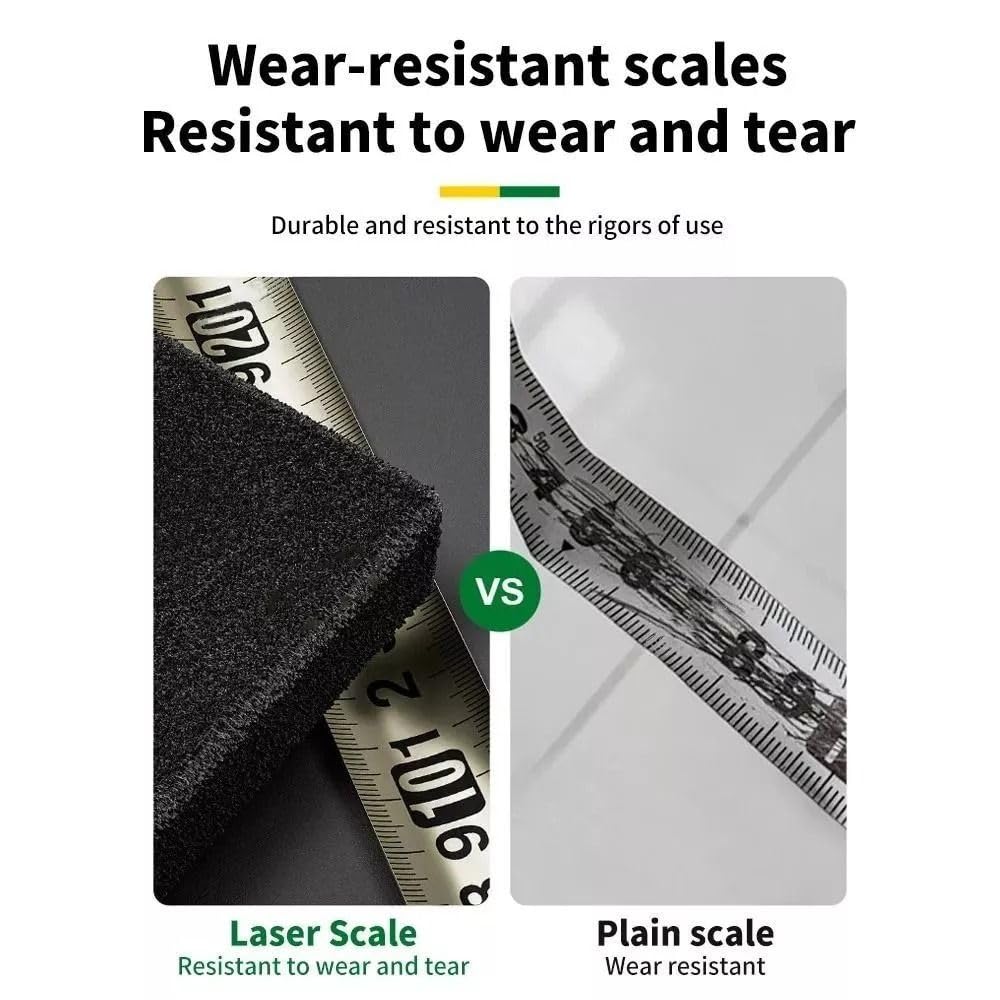 Portable Self Locking Hollow Design Retractable Measuring Tape Steel Tape Steel Ruler Tape Measure(Silver-3Meter 16mm)