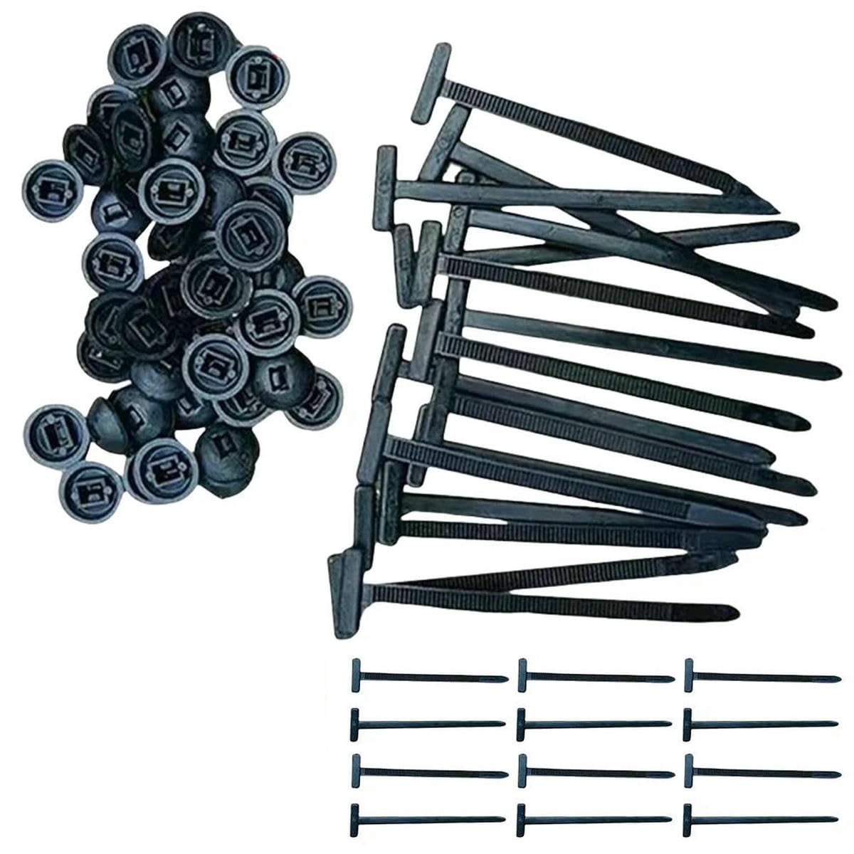 10-200 Self-Locking Nylon Cable Tie Universal Car Instrument Zip Ties Multifunction Zip Tie Buckle Car Accessories-10Pcs