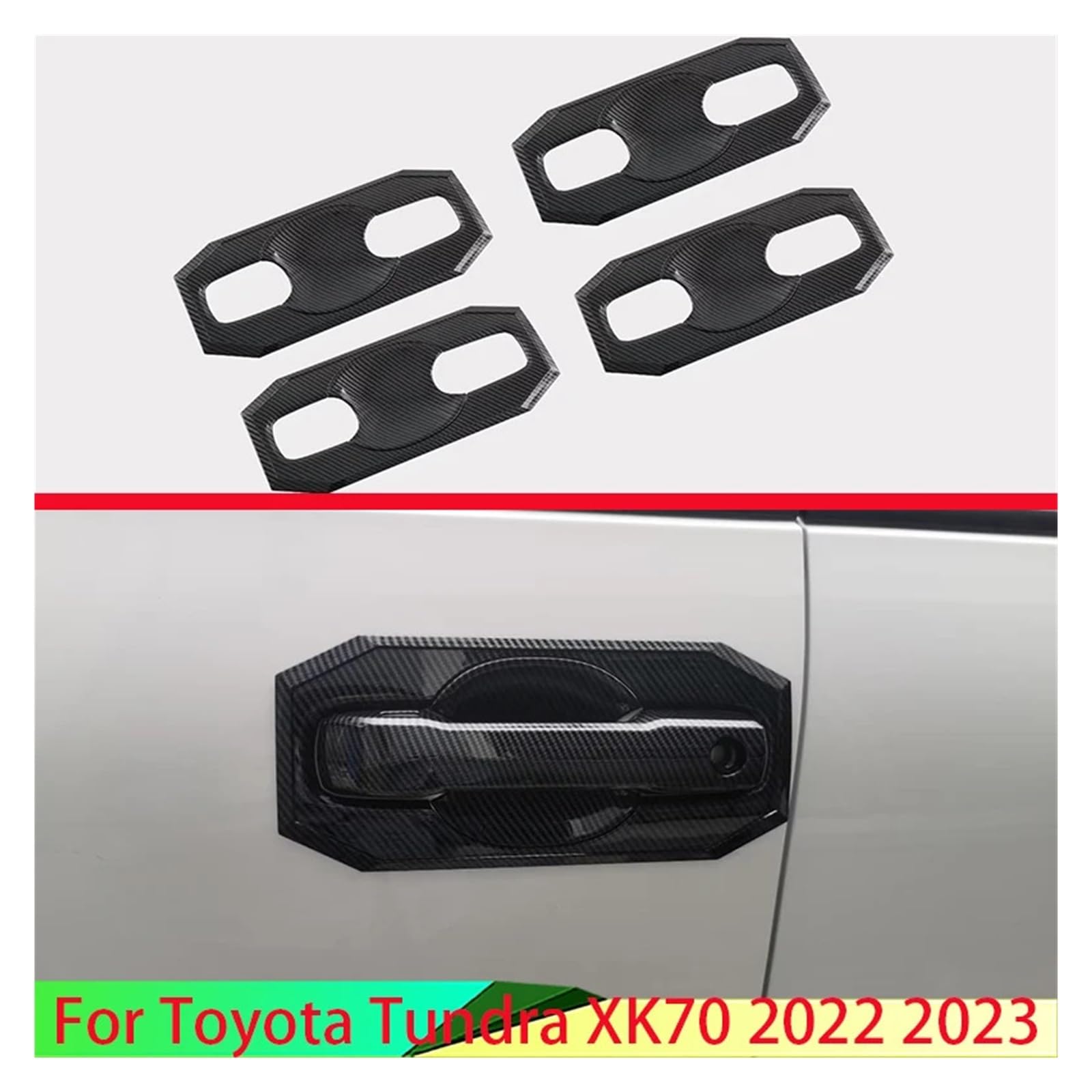 Osłona wnęki klamki drzwi,listwa ozdobna,Compatible With Toyoty