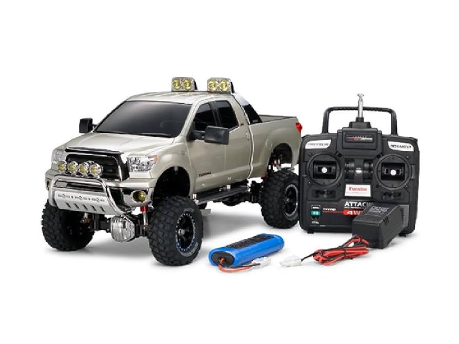 タミヤRCカー1/10 トヨタタンドラ ハイリフト フルオペ　プロポ付き タミヤRCカー1/10 トヨタタンドラ ハイリフト フルオペ プロポ