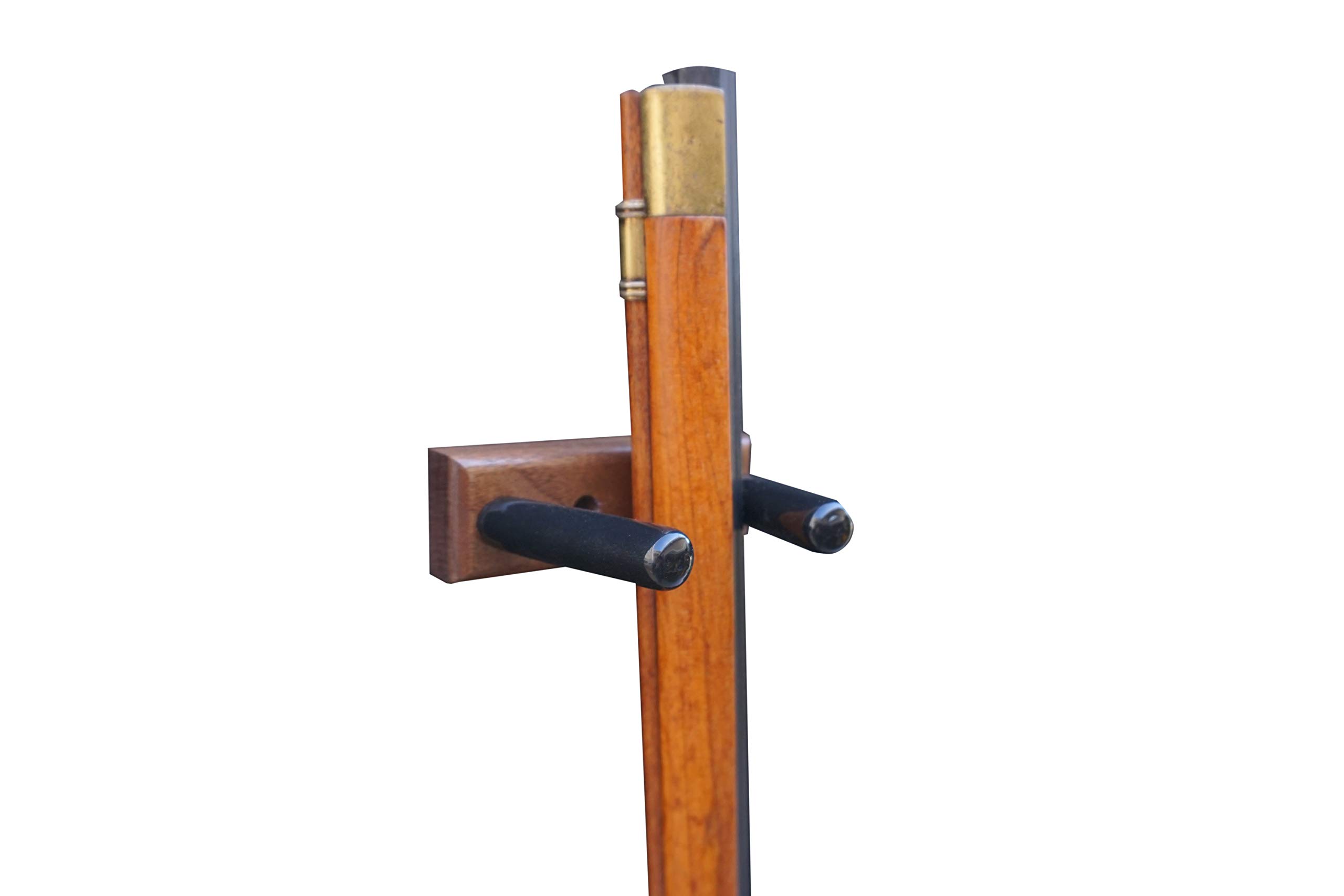 KR Ideas Vertical Wall Mount for Rifle (Made in The USA) (Walnut)