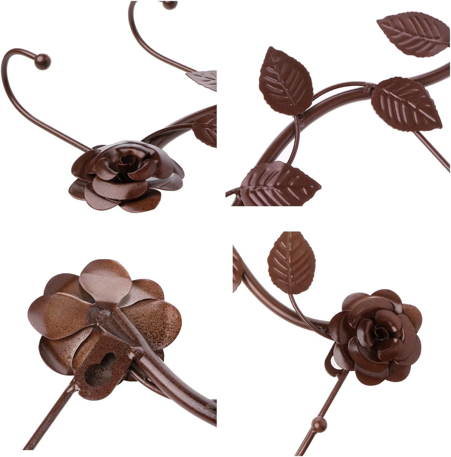 Coat Hooks Wall Art Clothes Coat Hooks Bathroom Rack Wood Clothes Hanger Wall Mounted Coat Hook Decorative Key Holder Hat Scarf Handbag Storage Hange Decorative Hooks Modern Hooks ( Color : Bronze )