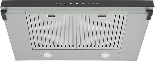 Miniatura 5 de Campana extractora, campana extractora debajo del gabinete de 30 pulgadas con 900 CFM, detección de gestos de 3 velocidades y panel de control