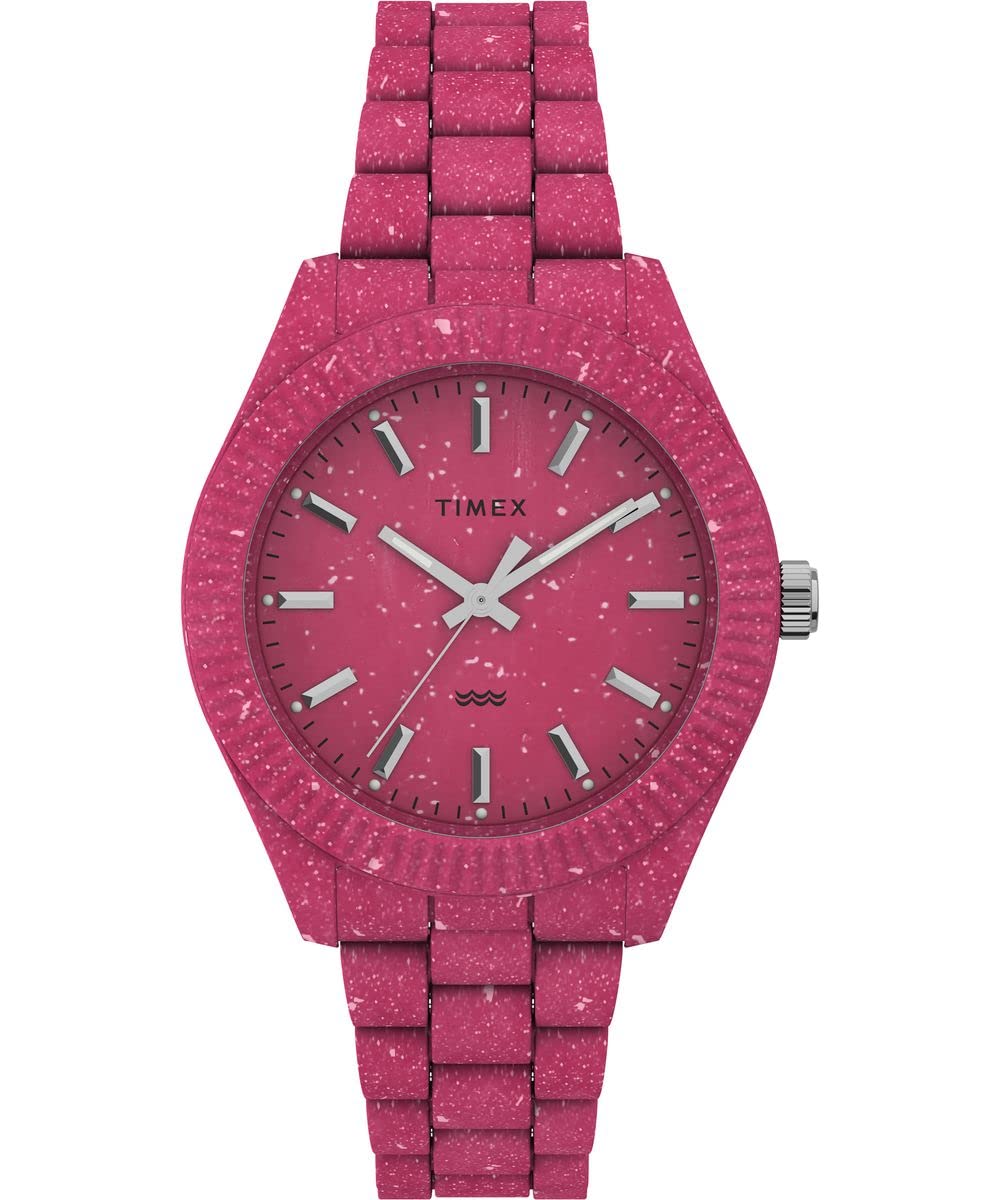 Timex Women Analog Quartz Watch with #Tide Ocean Material Strap TW2V77200