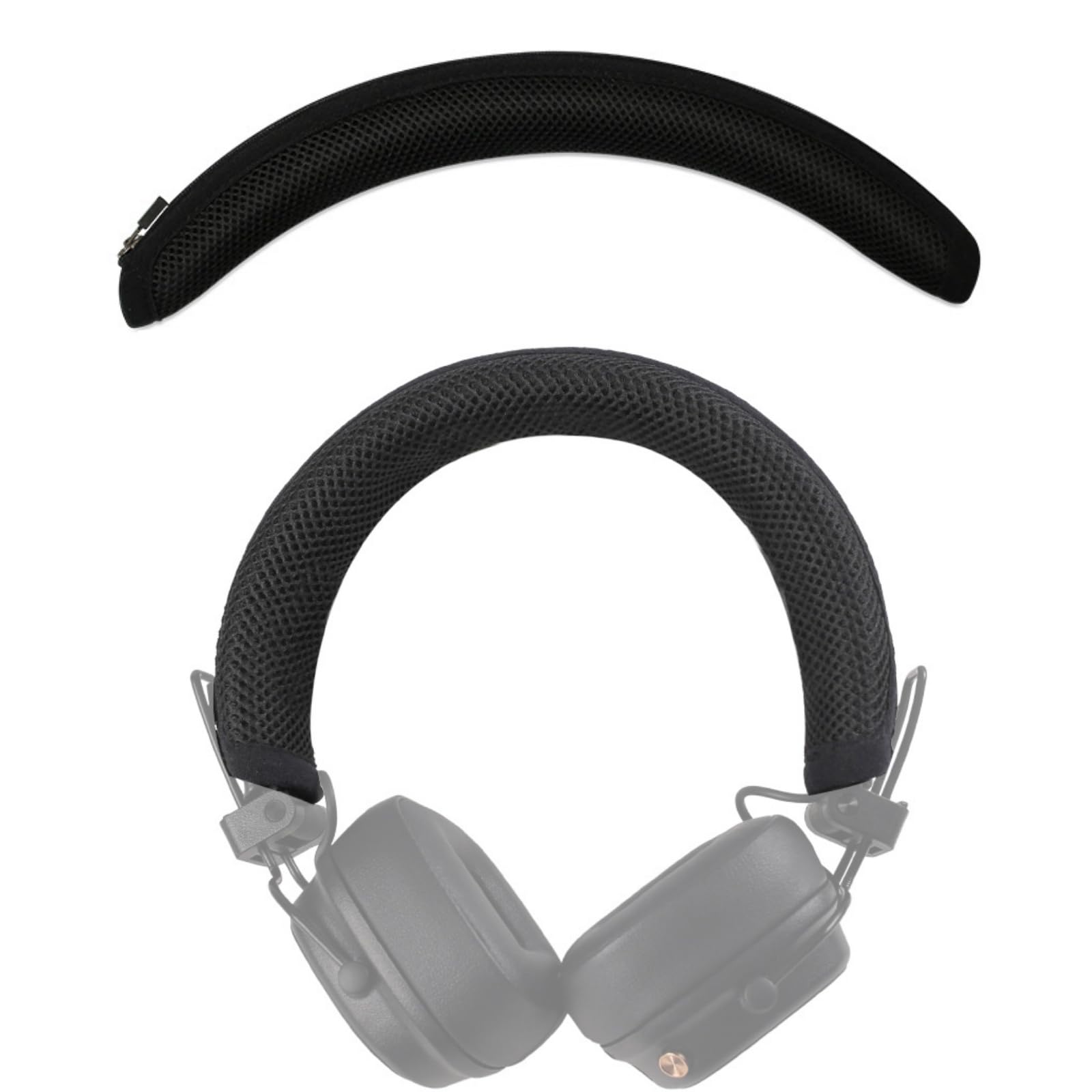 Major III/IV/V Replacement Headband Pads, Mesh Headband Cover Cushion for Marshall Major 3/4/5 (Black)-image-34