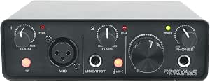 Rockville R-TRACK SOLO Recording USB-C Audio Interface, 24Bit/192KHz, with ASIO Drivers, 48V Phantom Power, Hi-Z Input, XLR, 2-In/2-Out, Steel Housing, Direct Monitoring, Mic Preamp, USB Cable
