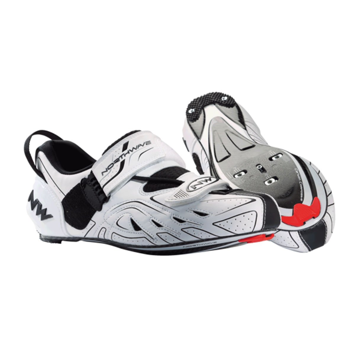Northwave Tribute Triathlon Shoes White/Black, 37.0