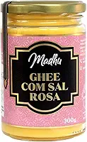 Manteiga Ghee 300g Clarificada C/Sal Rosa do Himalaia - Madhu