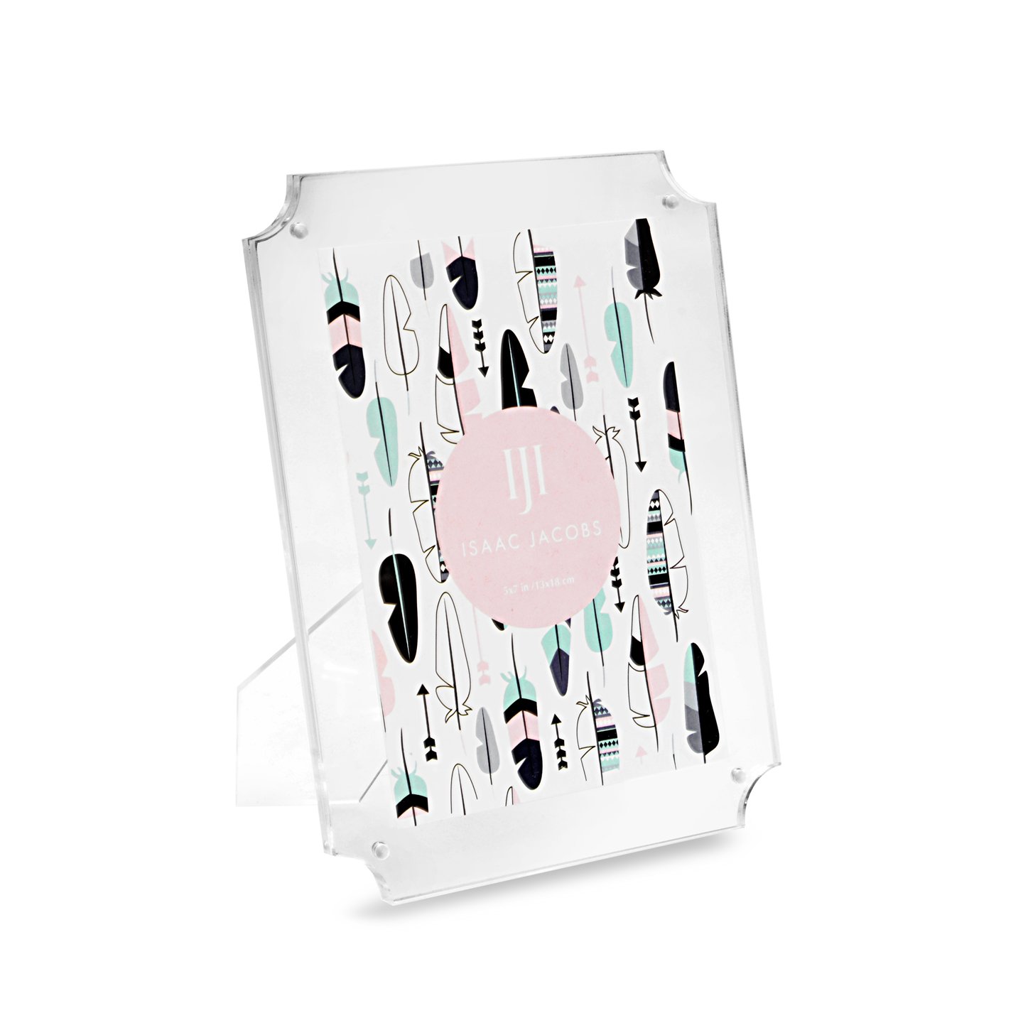 Magnetic Cut-Out Edge Acrylic Frame (5x7)