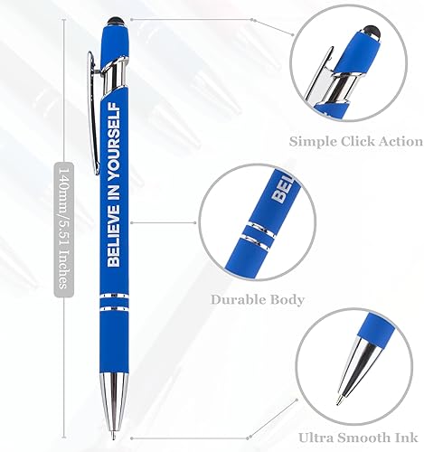 Miniatura 2 de Hasta 480 bolígrafos personalizados a granel, nombre impreso metálico personalizado con tinta negra, bolígrafos personalizados a granel con lápiz