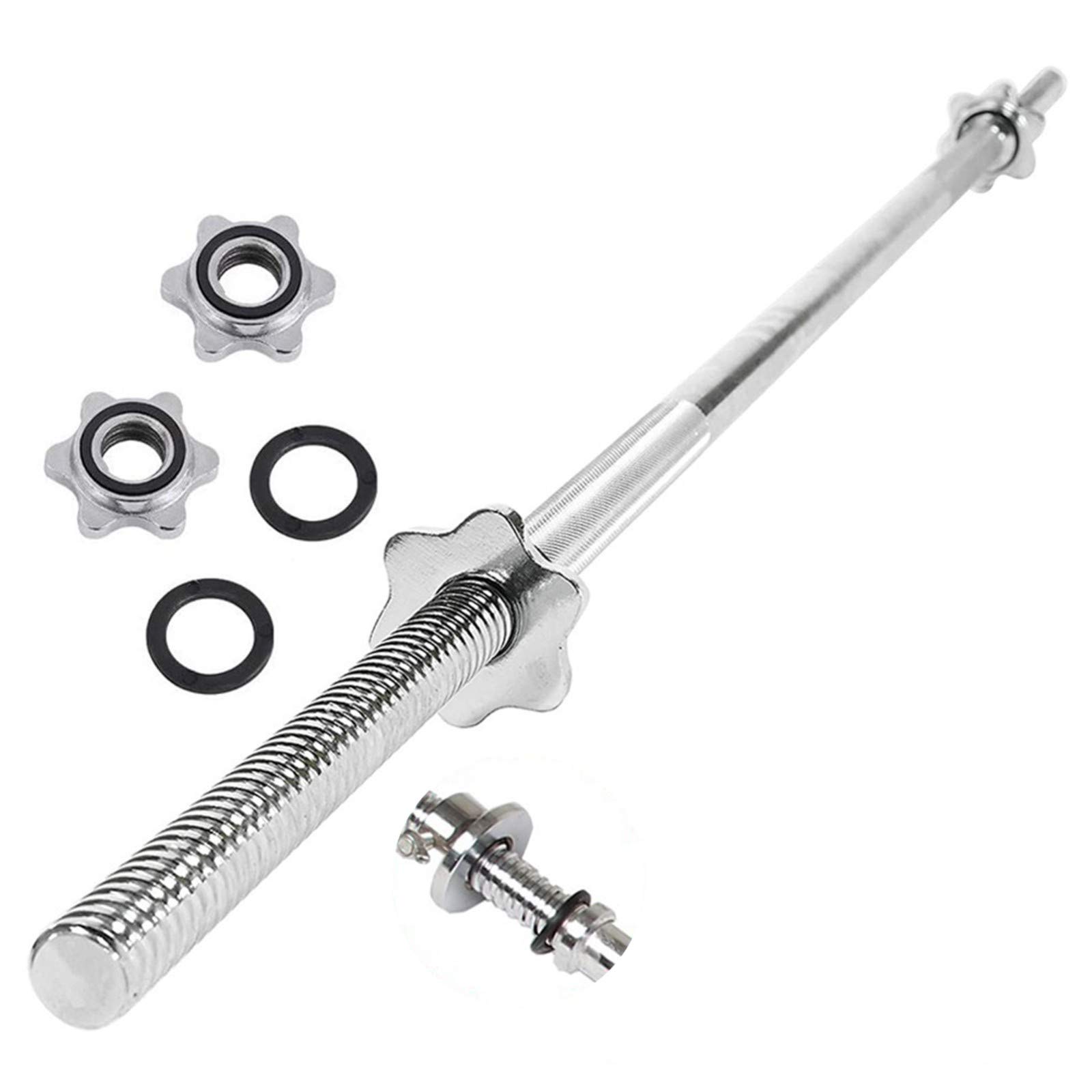 Buy XRZS 47'' Steel Barbell Weight Lifting Bar Olympic Curl Bar for