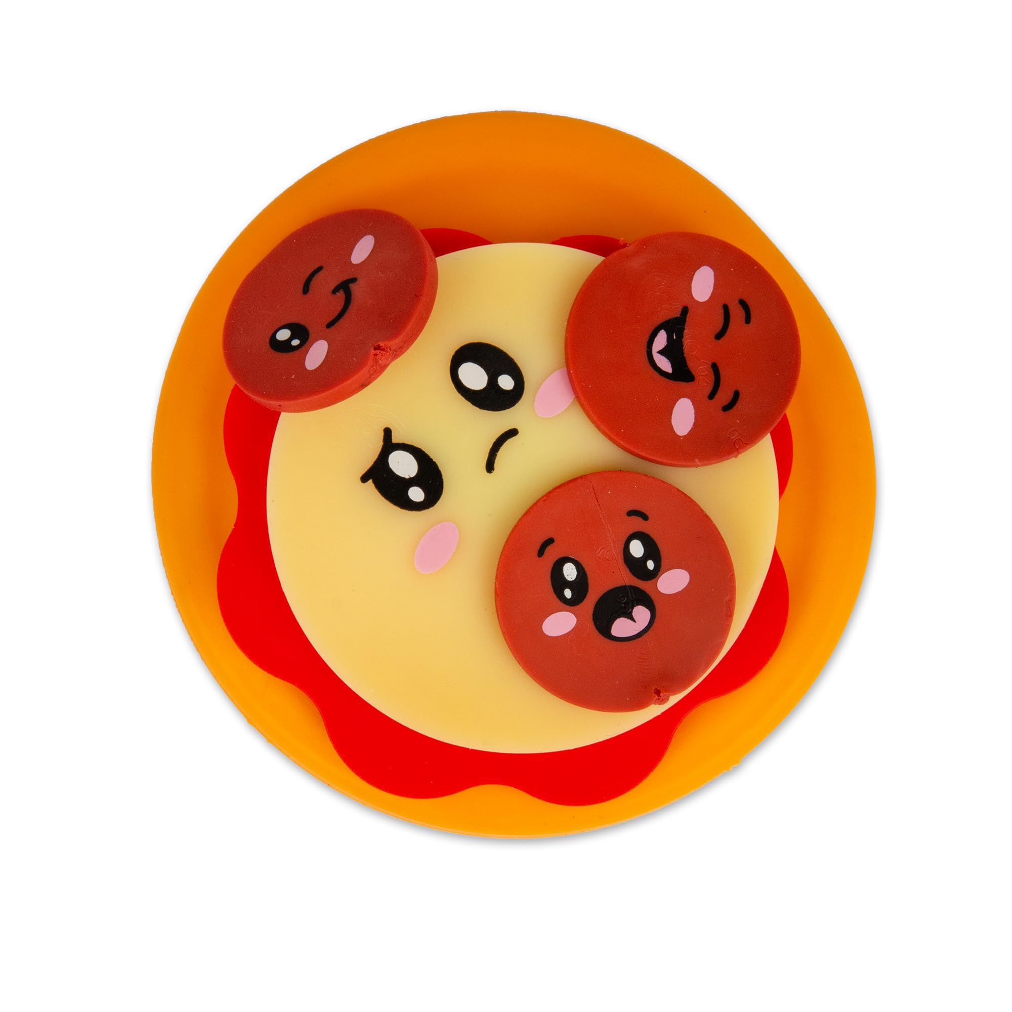 HGL Fidget Pizza Toy, Build It Squish It Fidget Sensory Set, Ages 3+