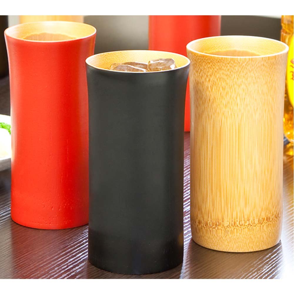 Yamasita Craft 28012540 Rochro Highball Cup, Made in Japan, Black
