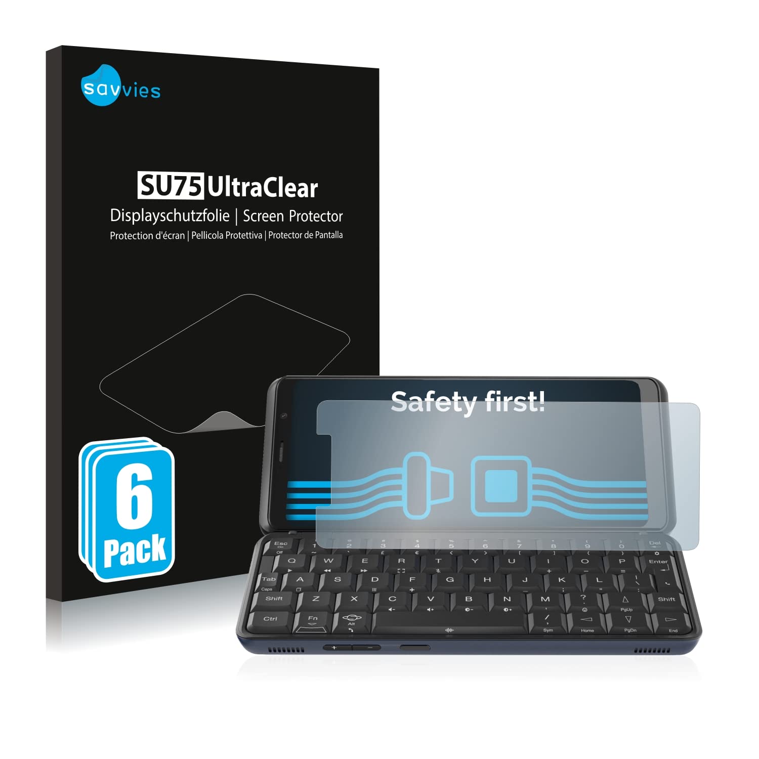 Pack De 3 Films Protection D'écran AtFoliX Pour Planet Computers Astro Slide - Antichoc, Mat