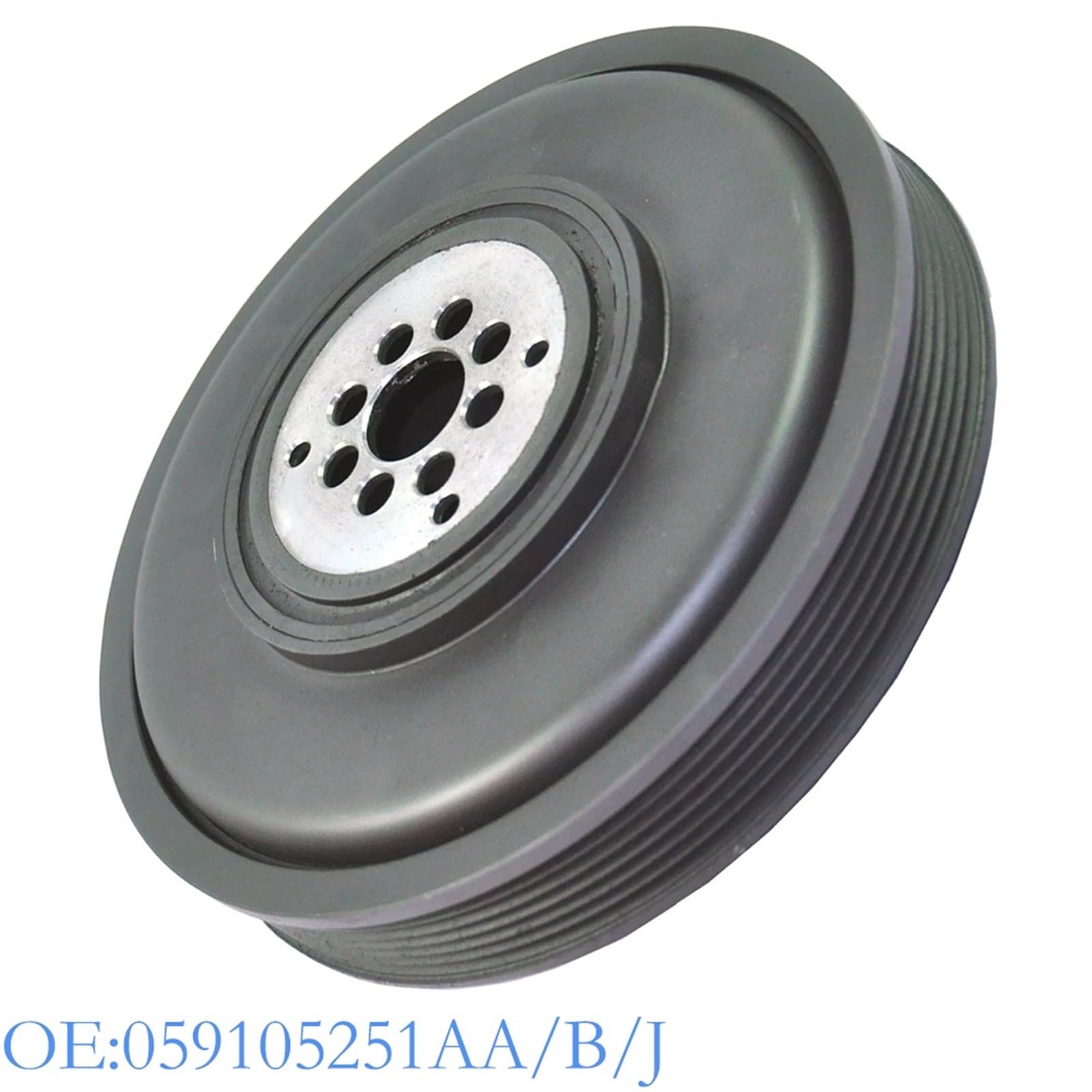 Puleggia smorzatore Misura per Audi A4-A8 Q5 Q7 per Volkswagen 3.0 TDi Quattro Bilanciatore armonico 059105-251AA Puleggia dell'albero motore