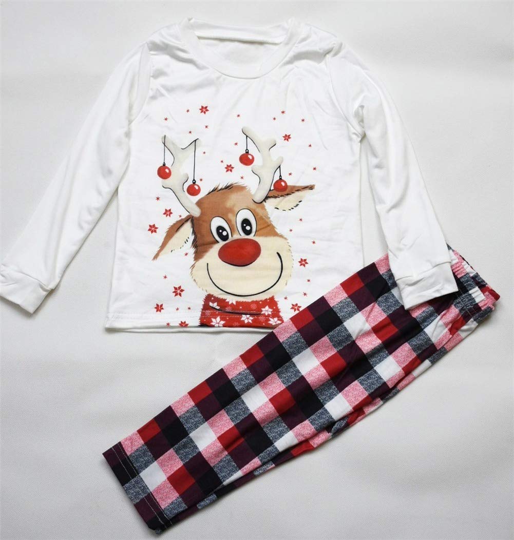 Ensemble Pyjama Noël Famille Manches Longues - Coton Doux, Tailles Père, Mère, Enfant - Pour Soirées Pyjama Et Photos De Famille Festives - 2