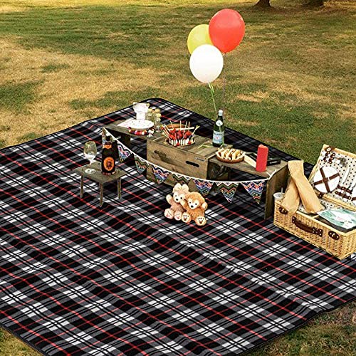 hogardeck Picnic Blankets Beach Mat, 60 x 70 Extra Large Foldable Outdoor Blanket Waterproof Sand Proof Triple Layers Picnic Mat for Beach, Park, Outdoor Concerts, Camping, Hiking, Travel