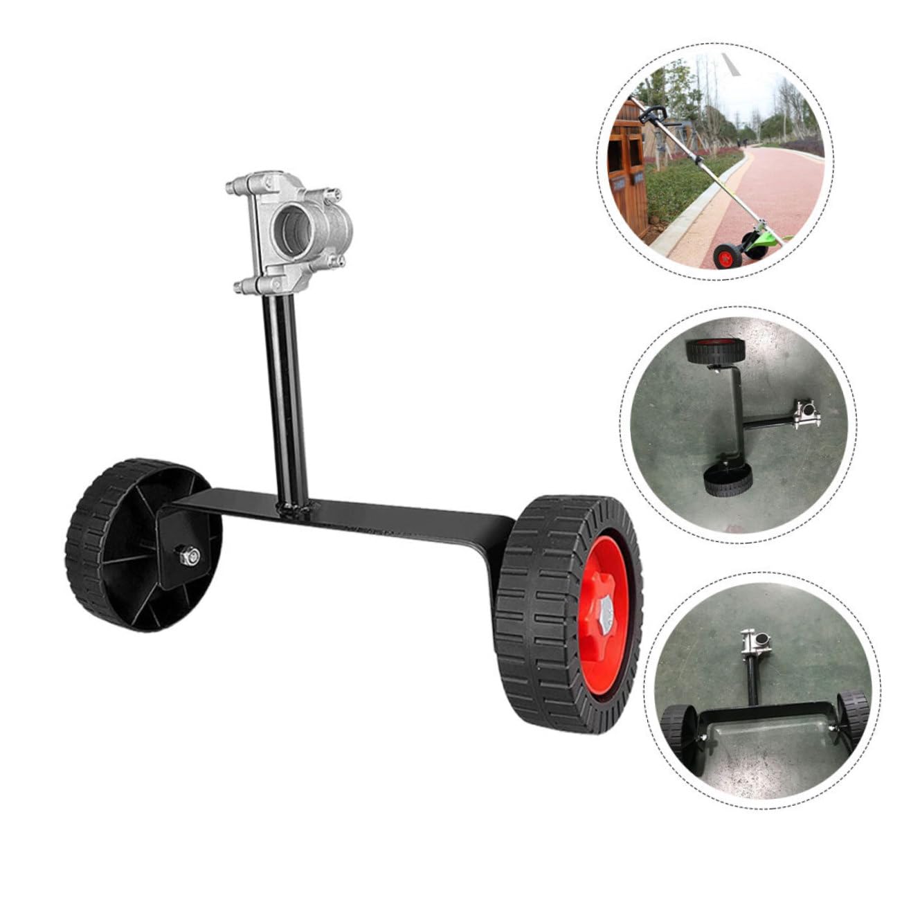 UPKOCH Rueda De Soporte Para Cortacésped Repuesto Para Carrito De Jardín Rueda De Soporte Para Cortacésped Para Jardín