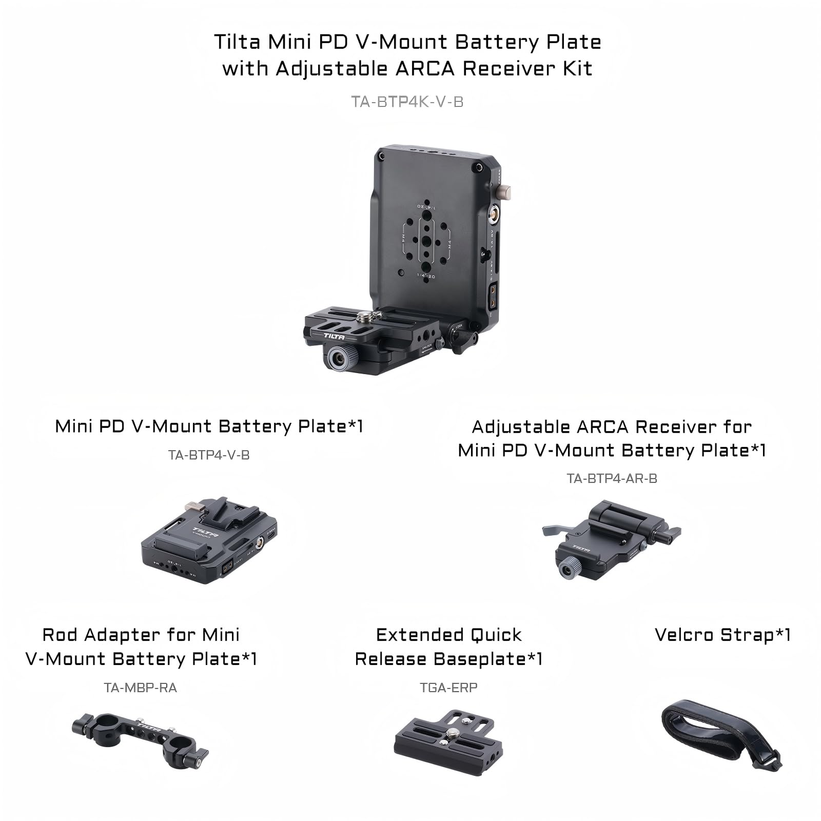 Amazon.com : Tilta Mini PD V Mount Battery Plate with Adjustable