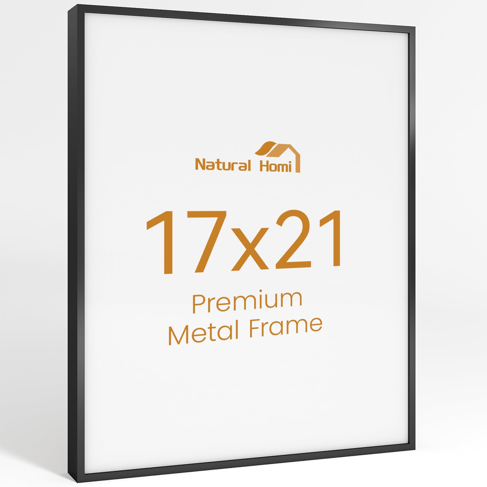 Natural Homi 17x21 Aluminum Metal Picture Frame, Tempered Glass