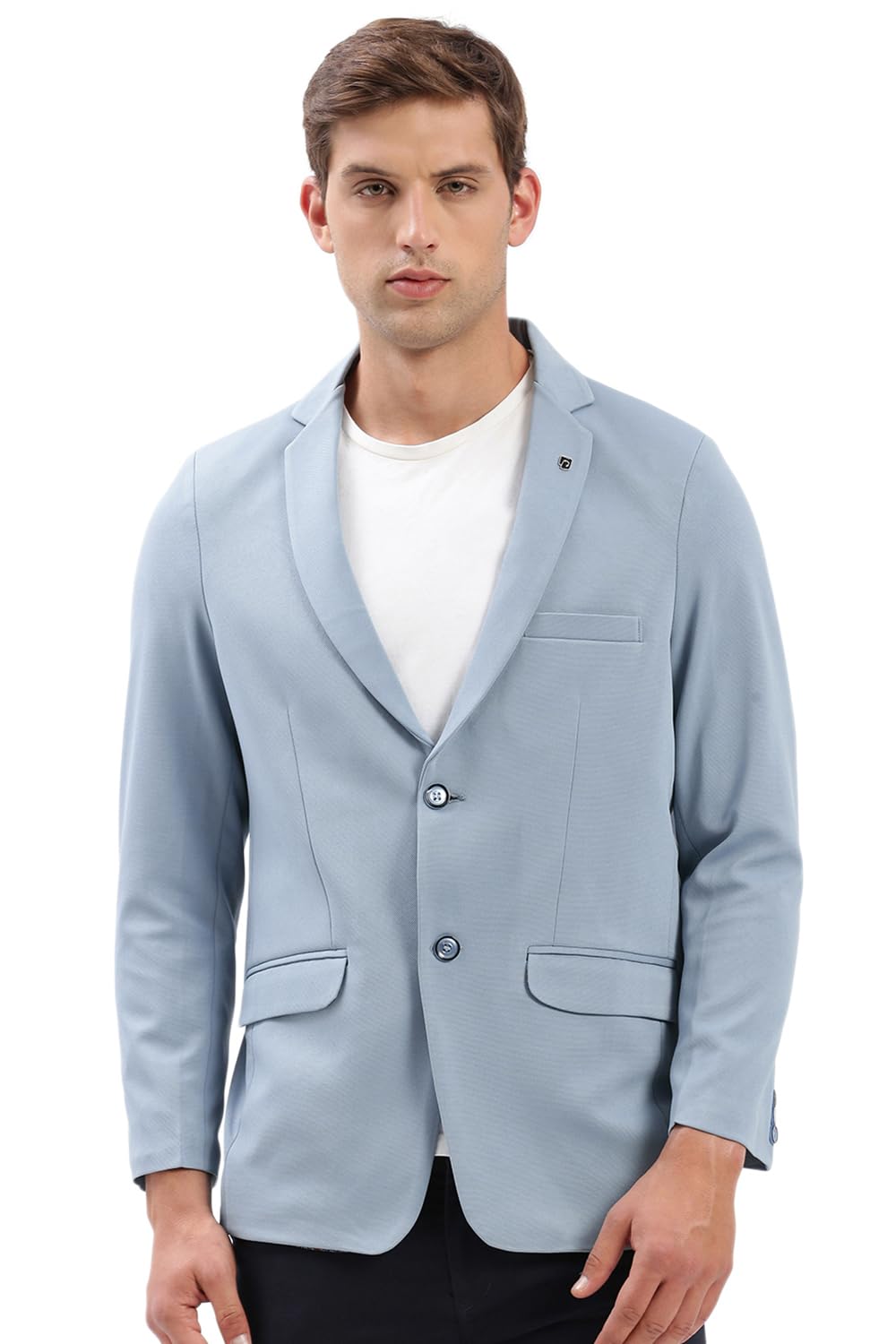 showoffff Men Solid Single Breasted Casual Blazer | Notched Lapel Full Sleeves Cotton Blazer for Mens | Slim Fit Regular Length Blazer for Men's-picture-44