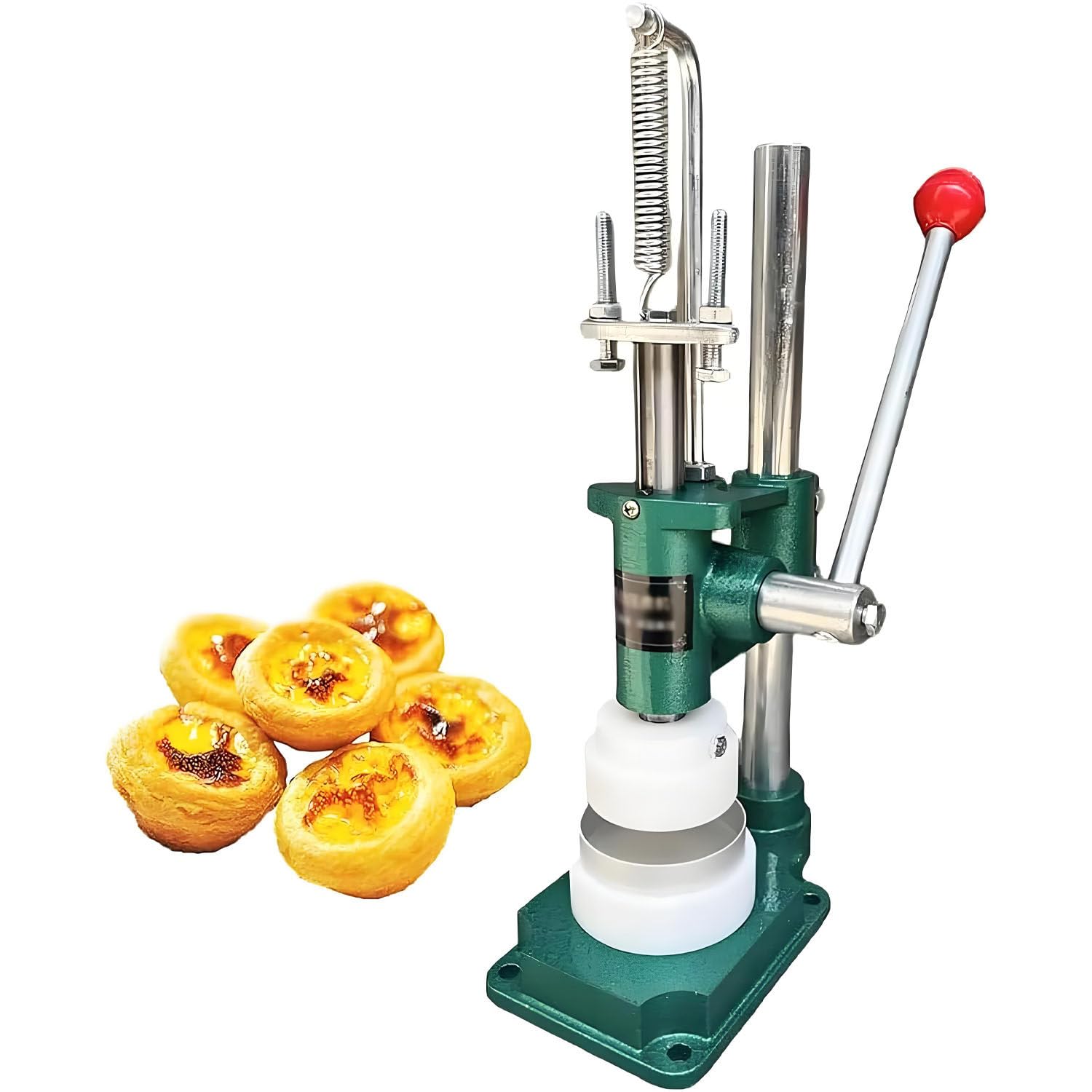 GLBMXDD Egg Tart Pressing Machine, Cheese Tart Crust Press Machine,Custard Tart Shell Molding Forming Machine, For Home Use, Restaurant, Cake Shop H41