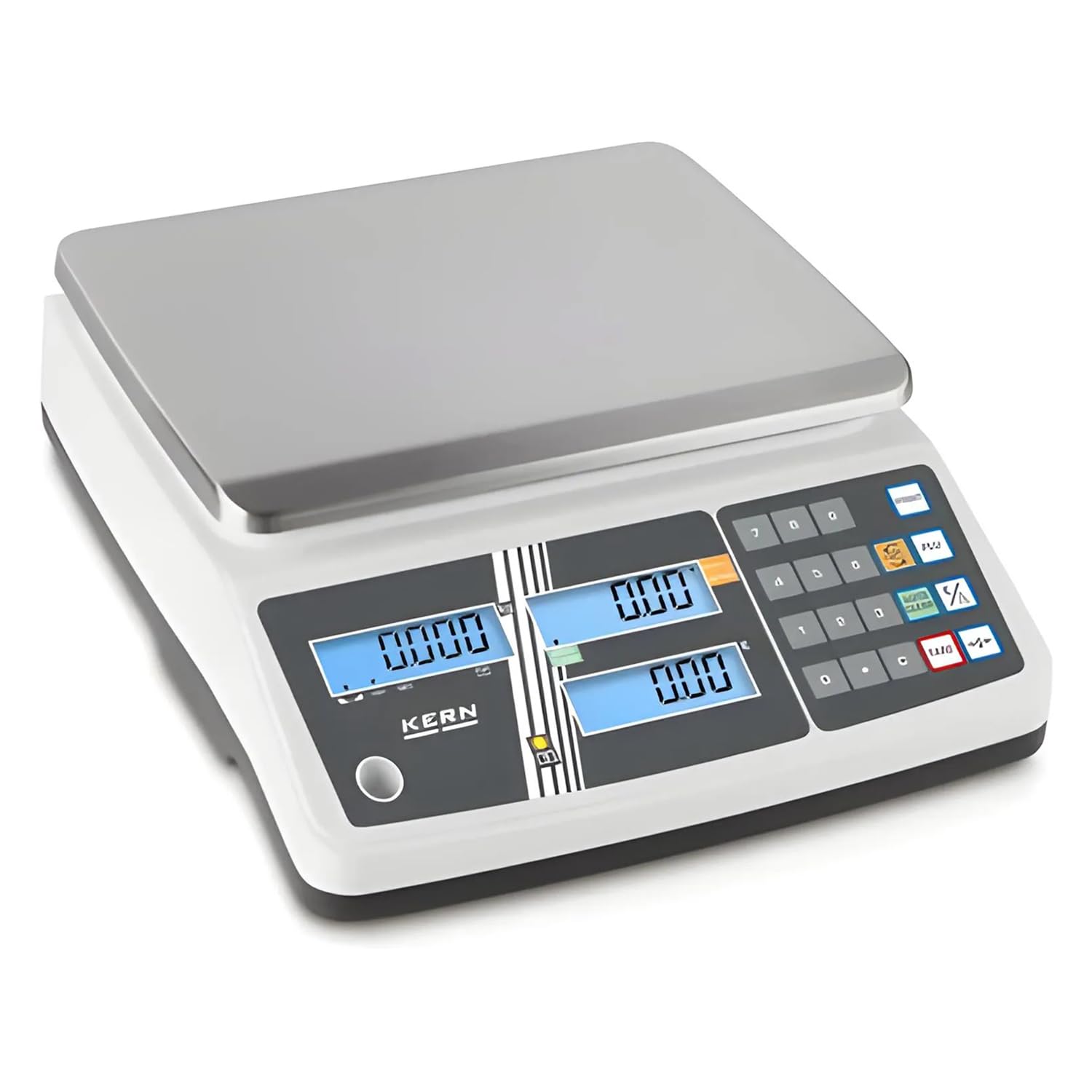Ladenwaage mit Eichzulassung und Speicherplätzen für Artikelpreise [Kern RPB 15K2DM] Präzision bis 2 g / 5 g, Wägebereich max. 6 kg / 15 kg