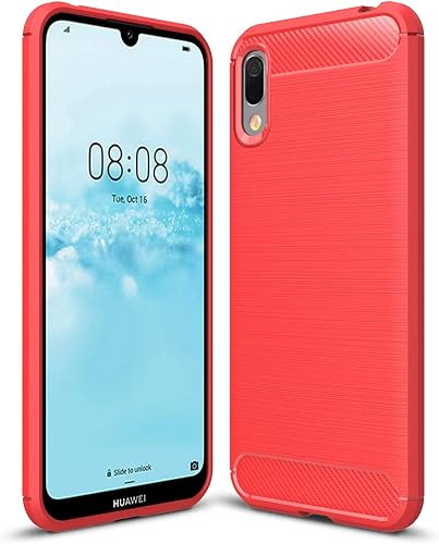 COVO Huawei PRO 2019 Cover Soft Rubber Protettiva Cover Protezione Durevole Superficie Antiscivolo Protettiva Silicone Cover Case per Huawei PRO 2019 Rosso COVO Huawei PRO 2019 Cover Soft Rubber Protettiva Cover Protezione Durevole Superficie Antiscivolo Protettiva Silicone Cover Case per Huawei PRO 2019 Rosso