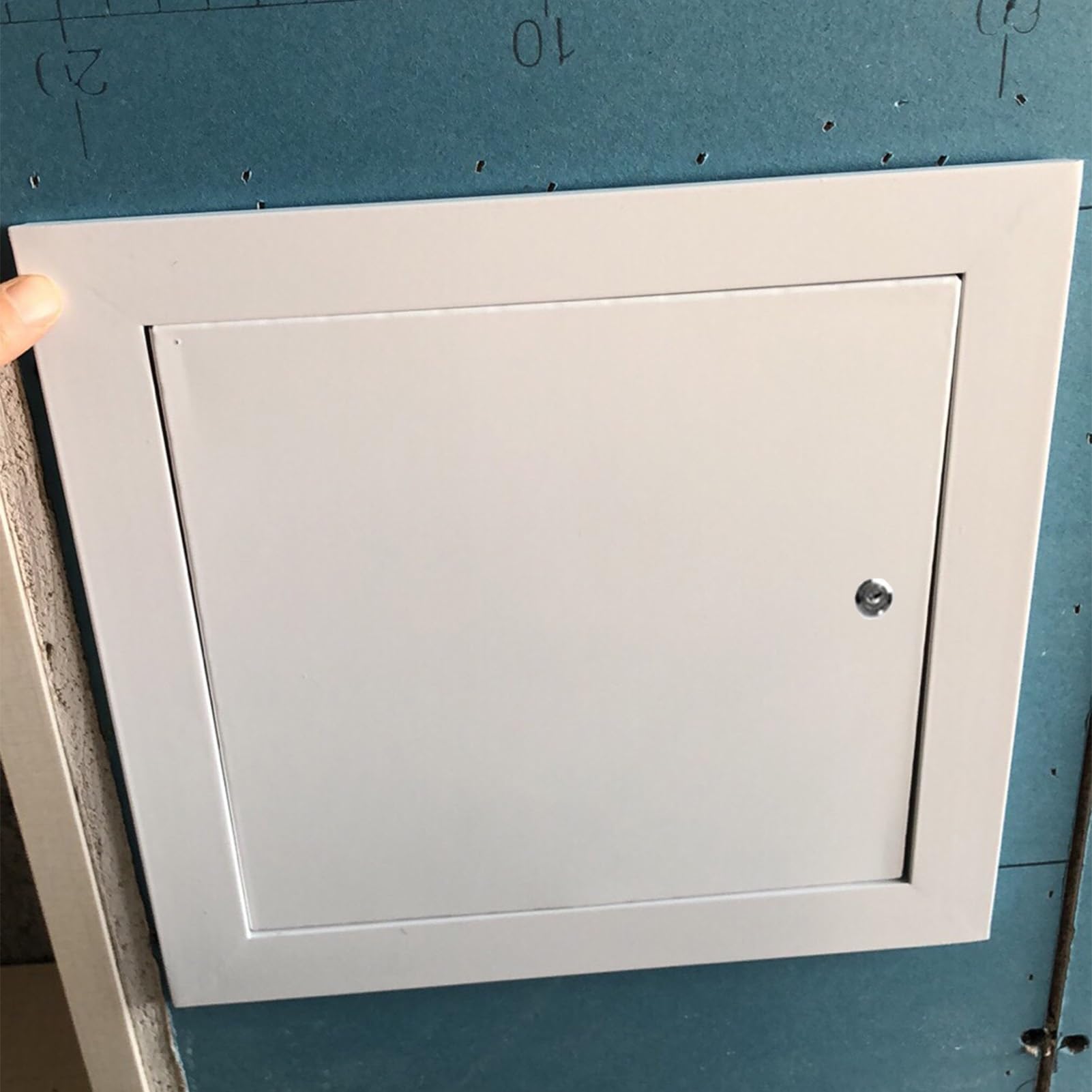 Metal Access Panel for Drywall/Ceiling/Wall/Attic Lockable Hatch Loft Door Home Commercial Electrical Plumbing Inspection(50x50cm)