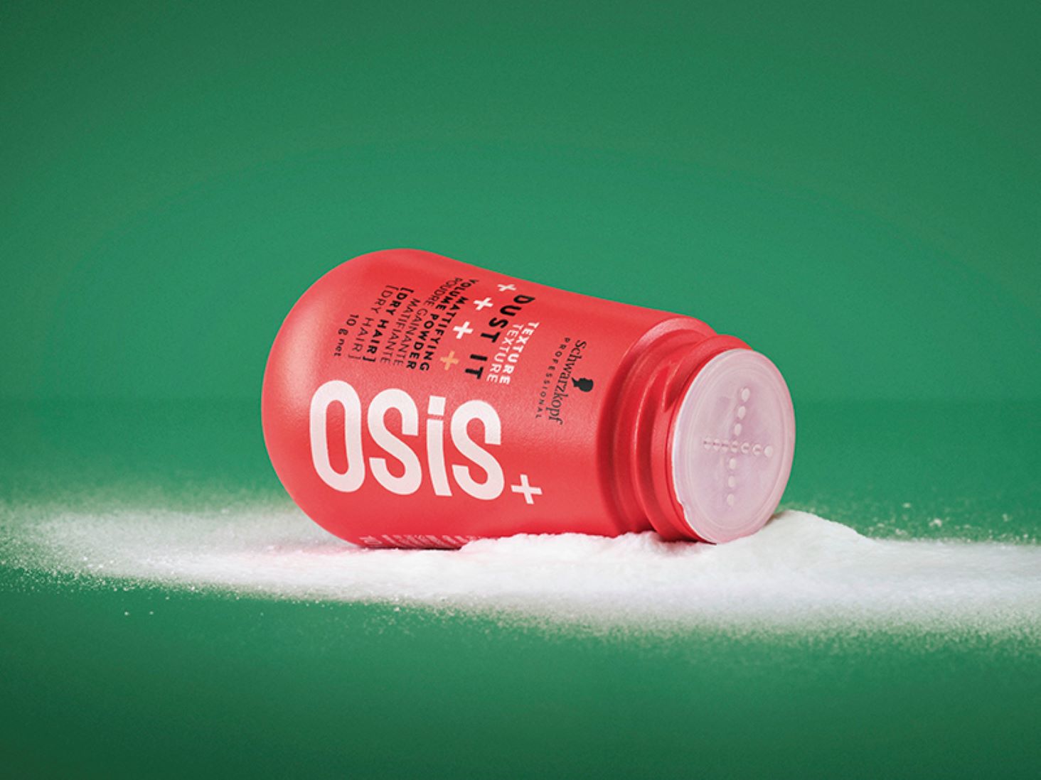 OSiS+ Dust It - Mattifying and Texturizing Volume Powder – Long-Lasting Hold, Strong Control and Separation for Different Hair Styles
