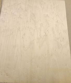 Birdseye Maple Wood Veneer 8.5" x 10.5" with Paper Backing 1/40" Thickness Sheet