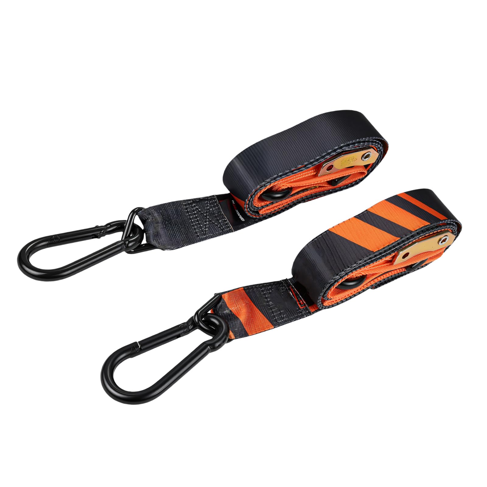 Sangle de sécurité pour Bagages, Sangle tissée de 38mm pour avec Crochets métalliques, Aide à l ' arrimage réglable pour Le Transport