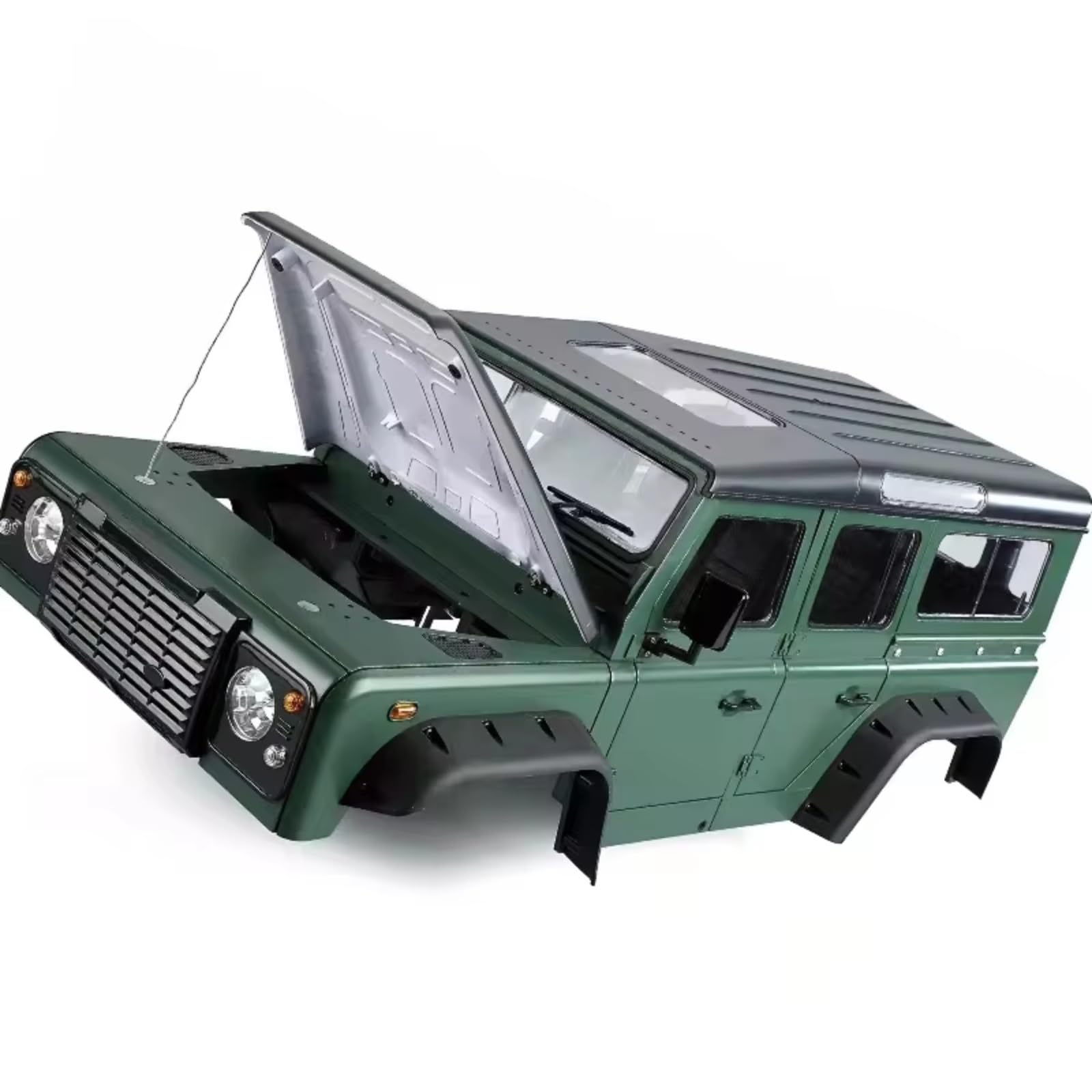 Pezzi Modelli RC Compatibile Con Axial Per Traxxas Per TRX4 Per Scx10 90046 D90 D12 1/10 RC Crawler Auto Aggiornamento Parti 313 Rigida Carrozzeria(Green)