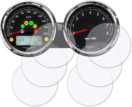 Speedo Angels Protector de pantalla de salpicadero puede usarse con V7 III Milano/Special (2017+) 3 x Ultra Clear