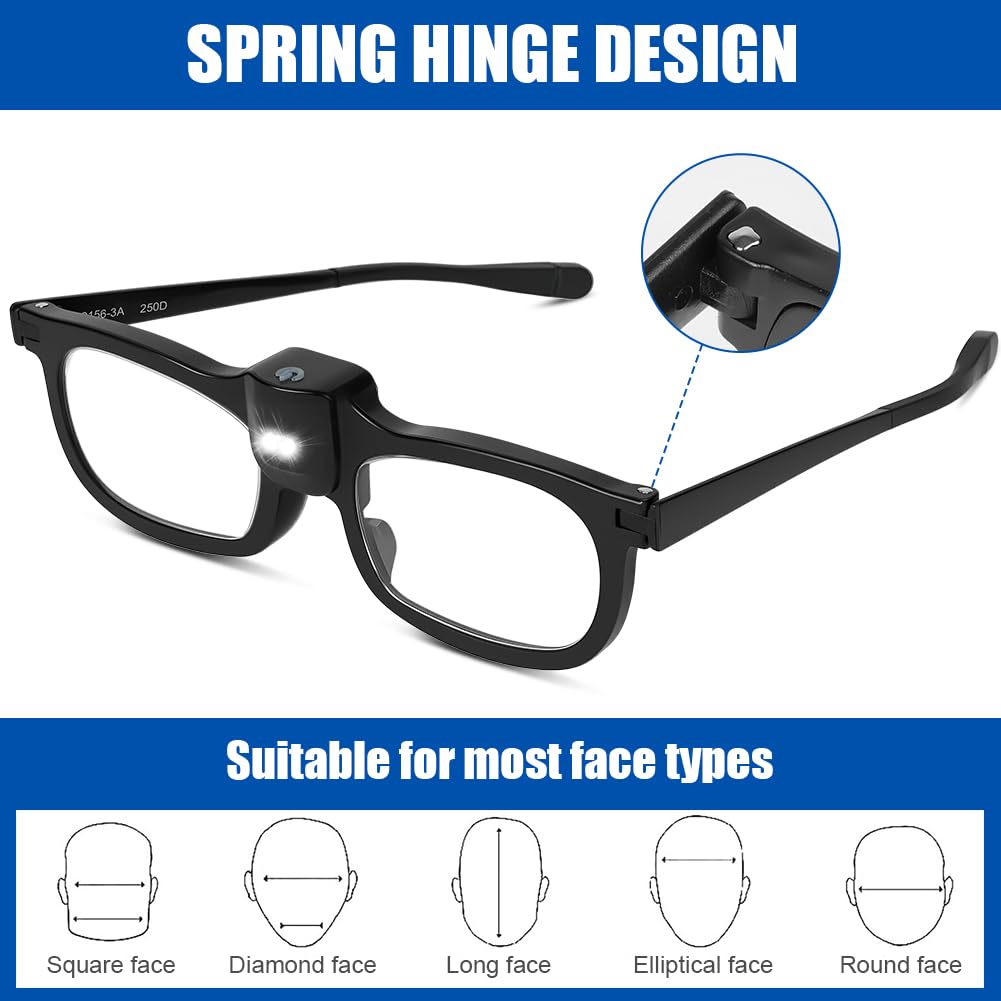 AOOSU Magnifying Glasses with Light - Image 3