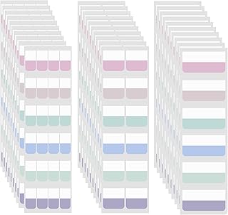 AUXSOUL 420 Pcs Index Tabs, Pastel Self Adhesive Page Tabs Writable Reading Sticky Tabs Colored Flag Tabs Markers for Books Notes Documents Calendar Folders File Binder Paper