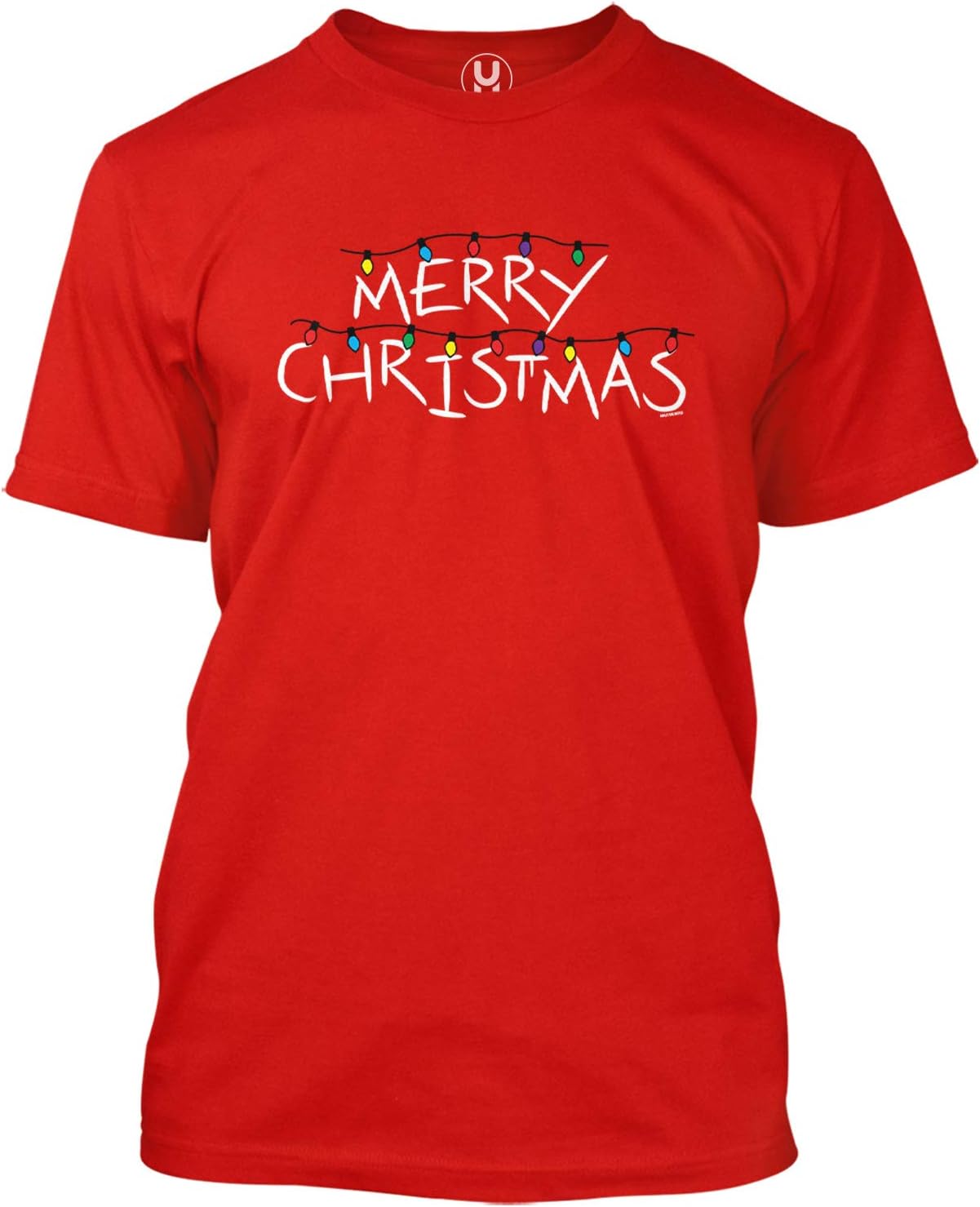Haase UnlimitedMerry Christmas Lights - Holiday Season Gift Men's T-Shirt