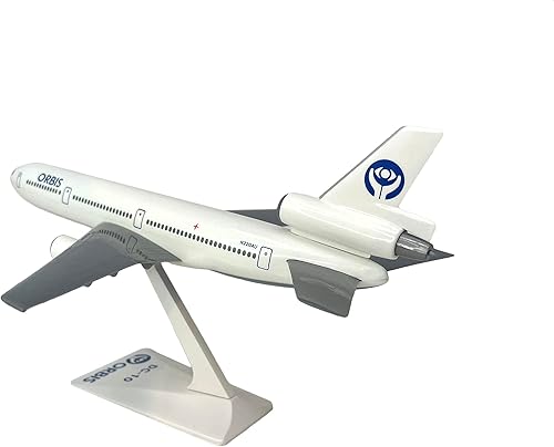 Miniatura 2 de Flight Miniatures Orbis Flying Eye Hospital DC-10 Escala 1:250 - Modelo de avión de plástico a presión - Réplica coleccionable de Orbis Flying Eye