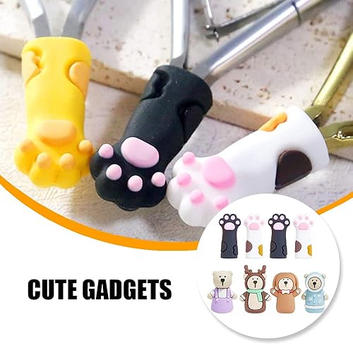 Miniatura 8 de 8 fundas protectoras para pinzas de gato, lindas fundas protectoras para cutículas de animales, para pinzas de pinza de uñas, etc