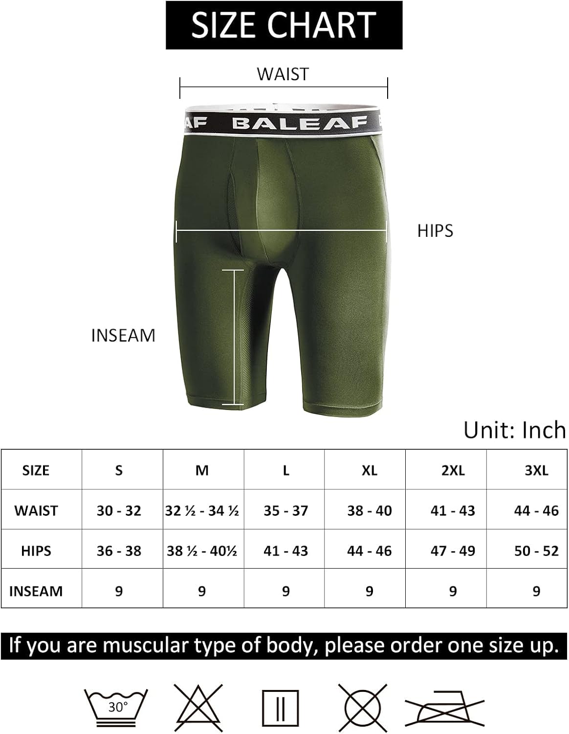 40% оƒƒ Dіѕсоunt BALEAF Men's Performance Boxer Briefs 9 Athletic Underwear Long Leg Cool Dry with Fly 2-Pack